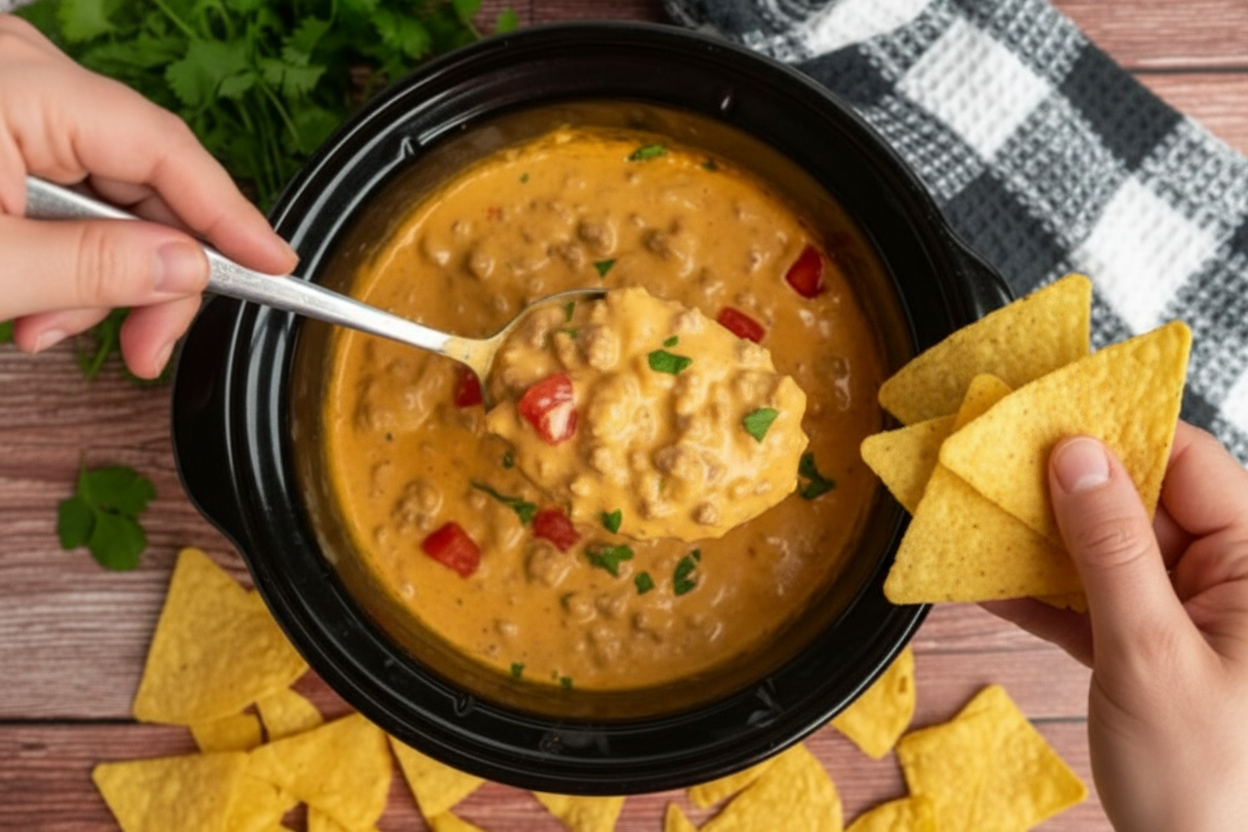 Crock Pot Cheeseburger Dip Recipe