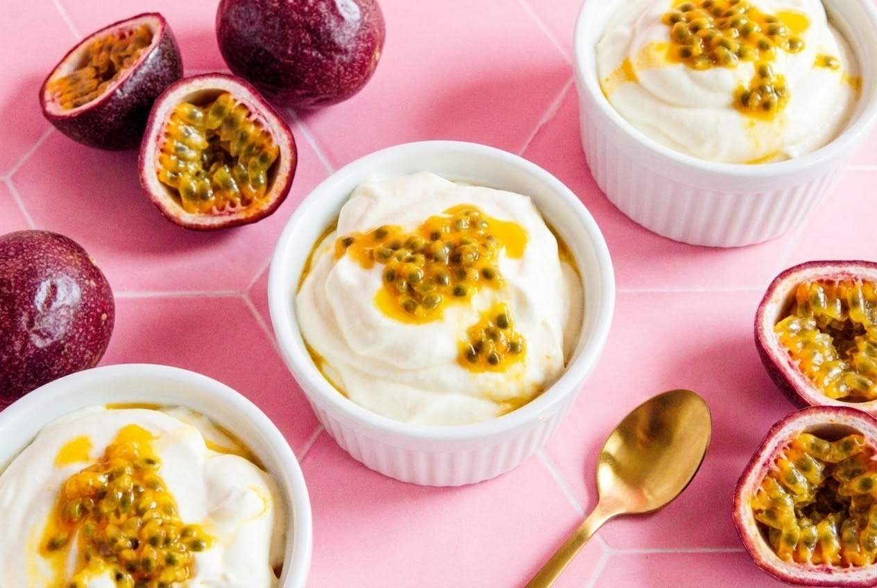 Easy 3 Ingredient Passion Fruit Mousse