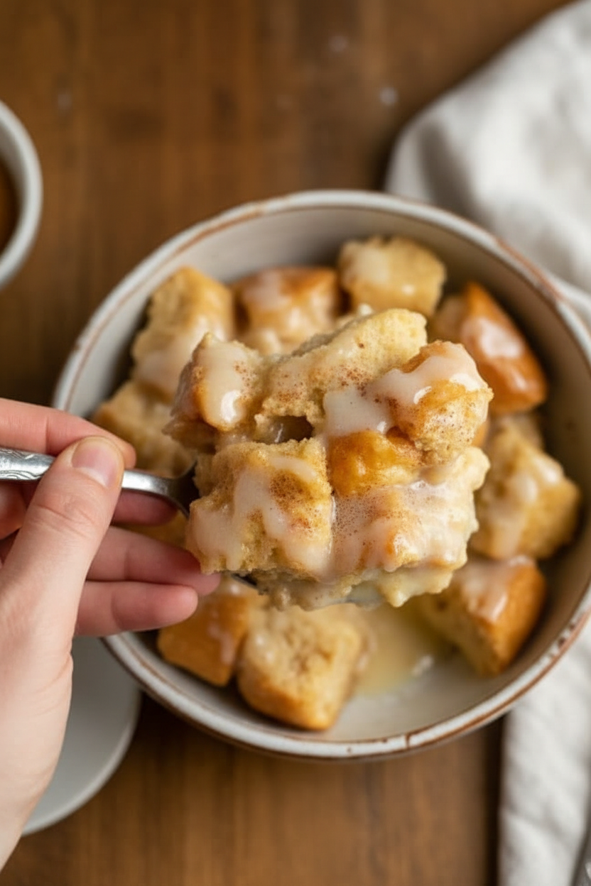 Crock Pot Bread Pudding