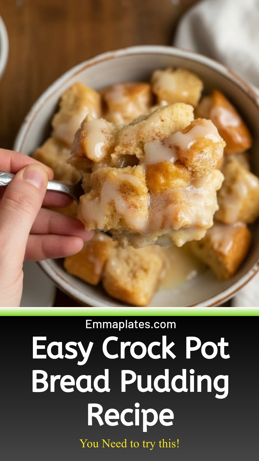 Crock Pot Bread Pudding