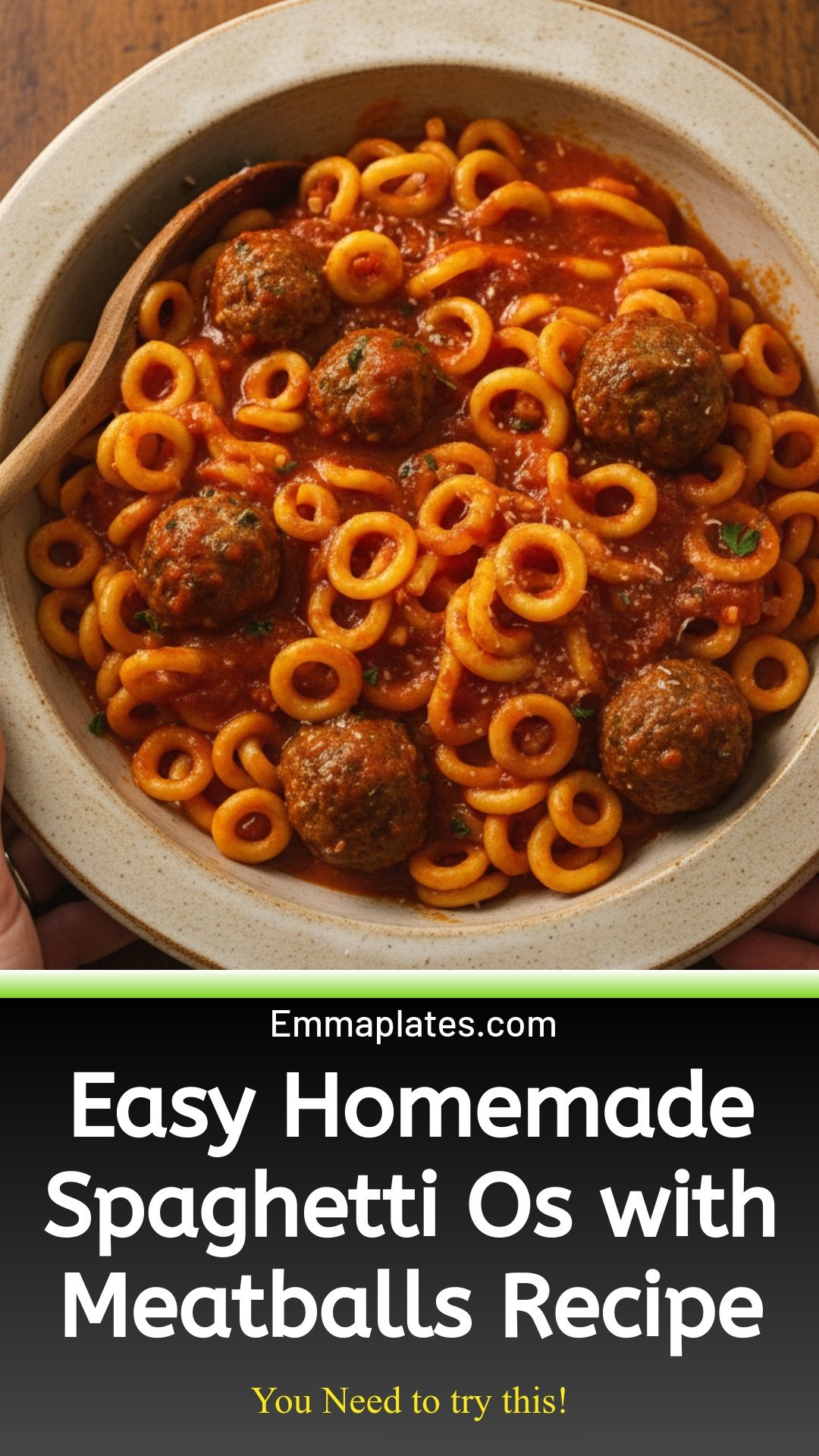 Easy Homemade Spaghetti O’s with Meatballs