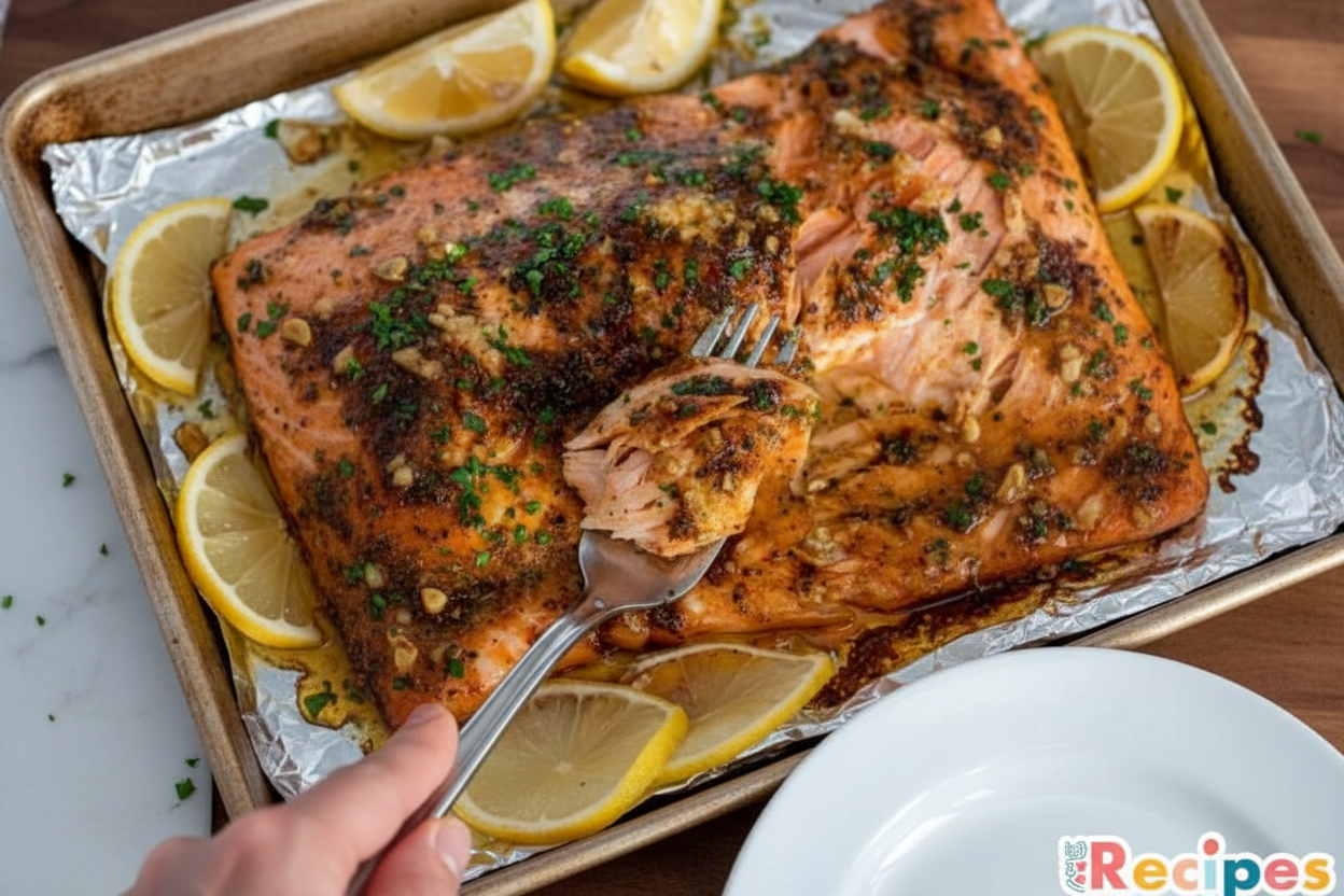 Oven Baked Salmon Recipe: Easy Oven Baked Salmon Recipe
