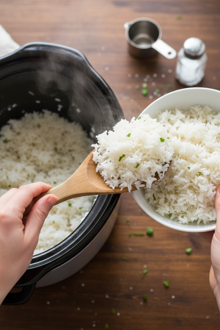 Slow Cooker Rice