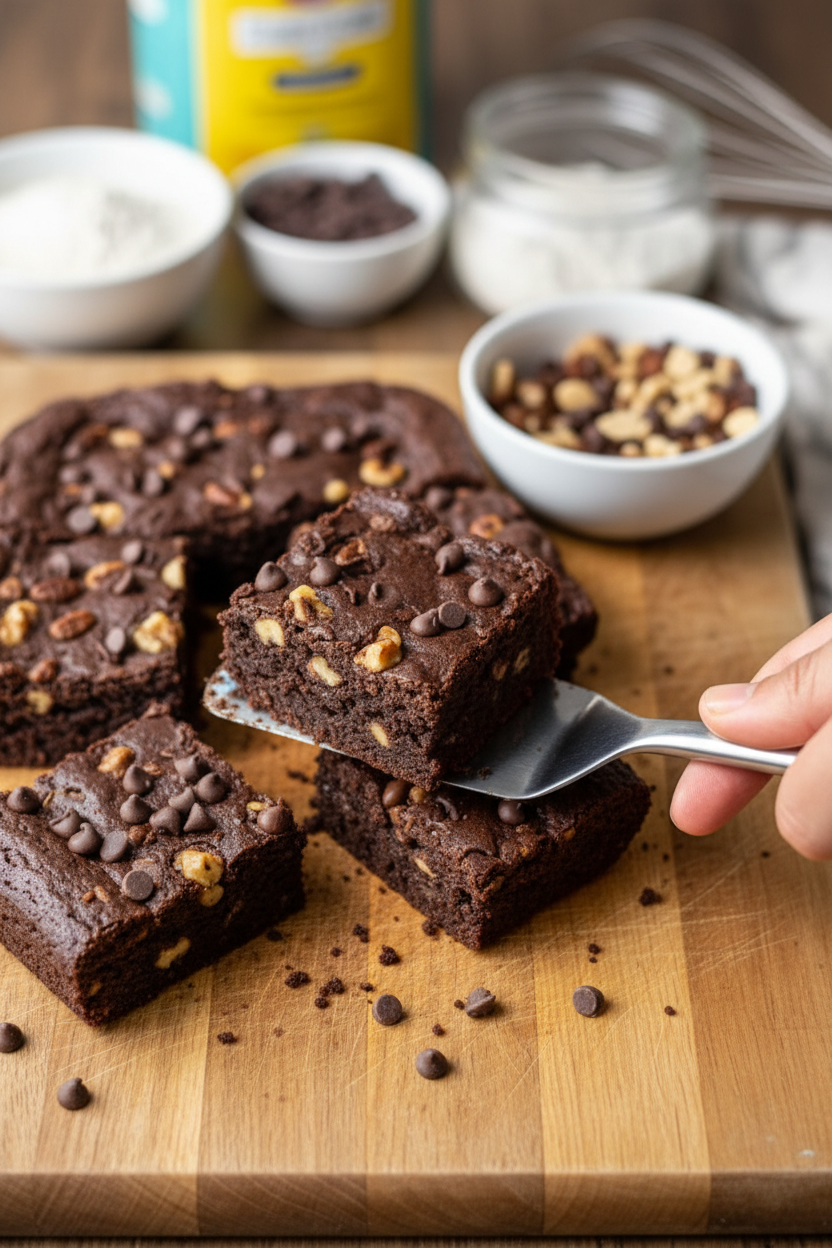 Dairy Free Gluten Free Brownies (Extra Fudgy)
