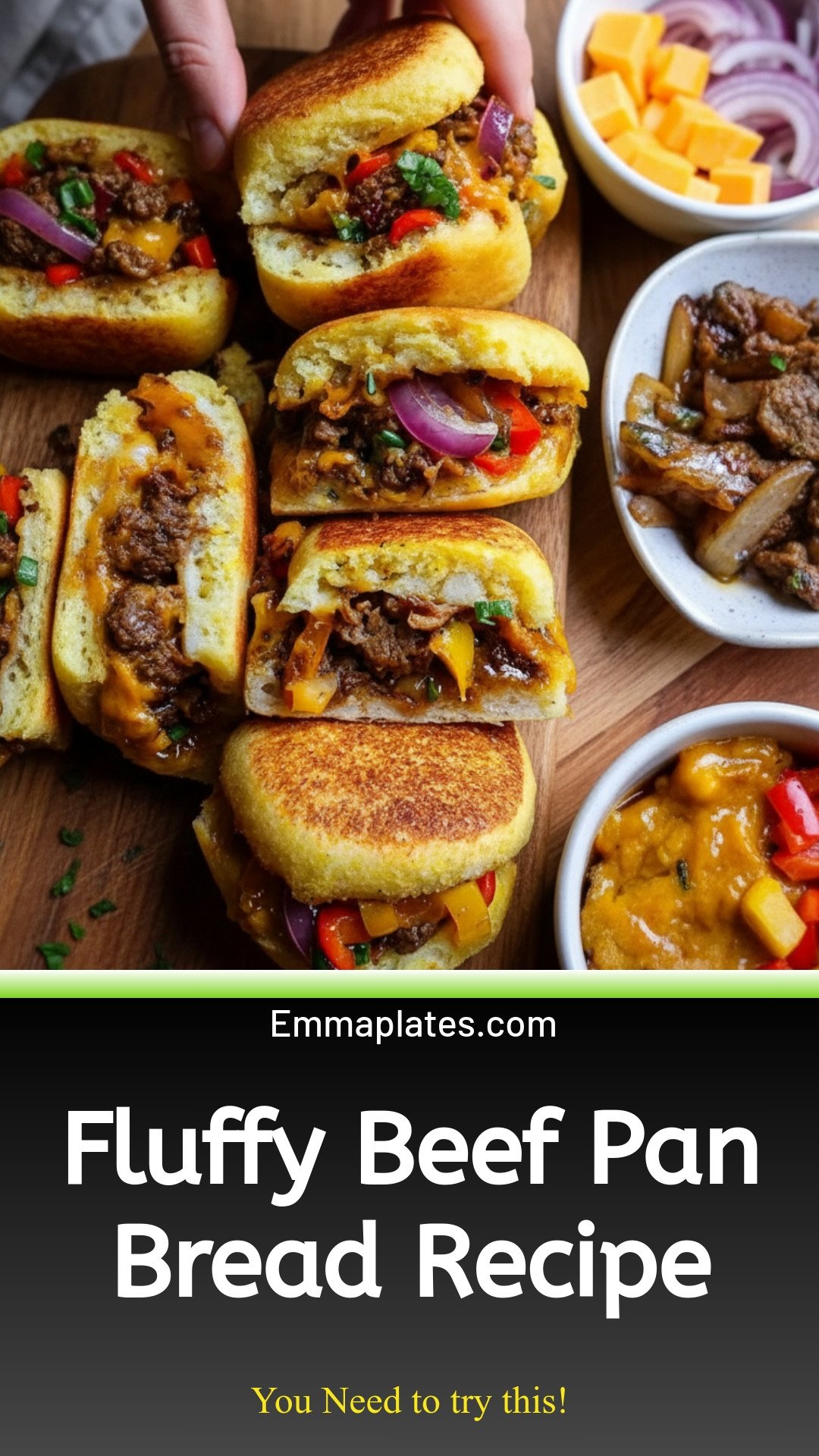 Fluffy Pan Bread With Beef