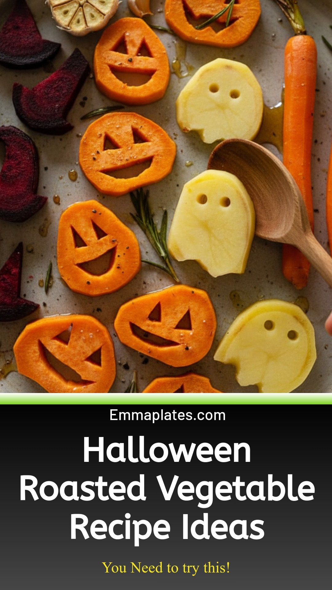 Halloween Roasted Veggies