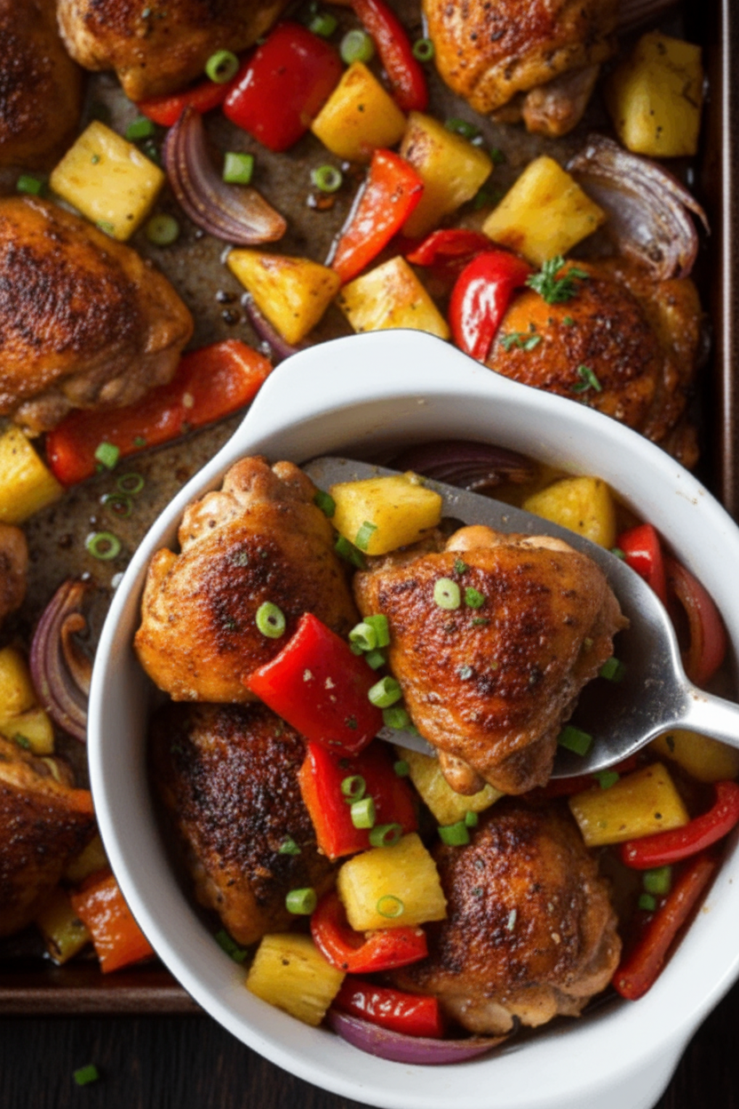 Hawaiian Chicken Sheet Pan Recipe: Easy & Delicious Dinner