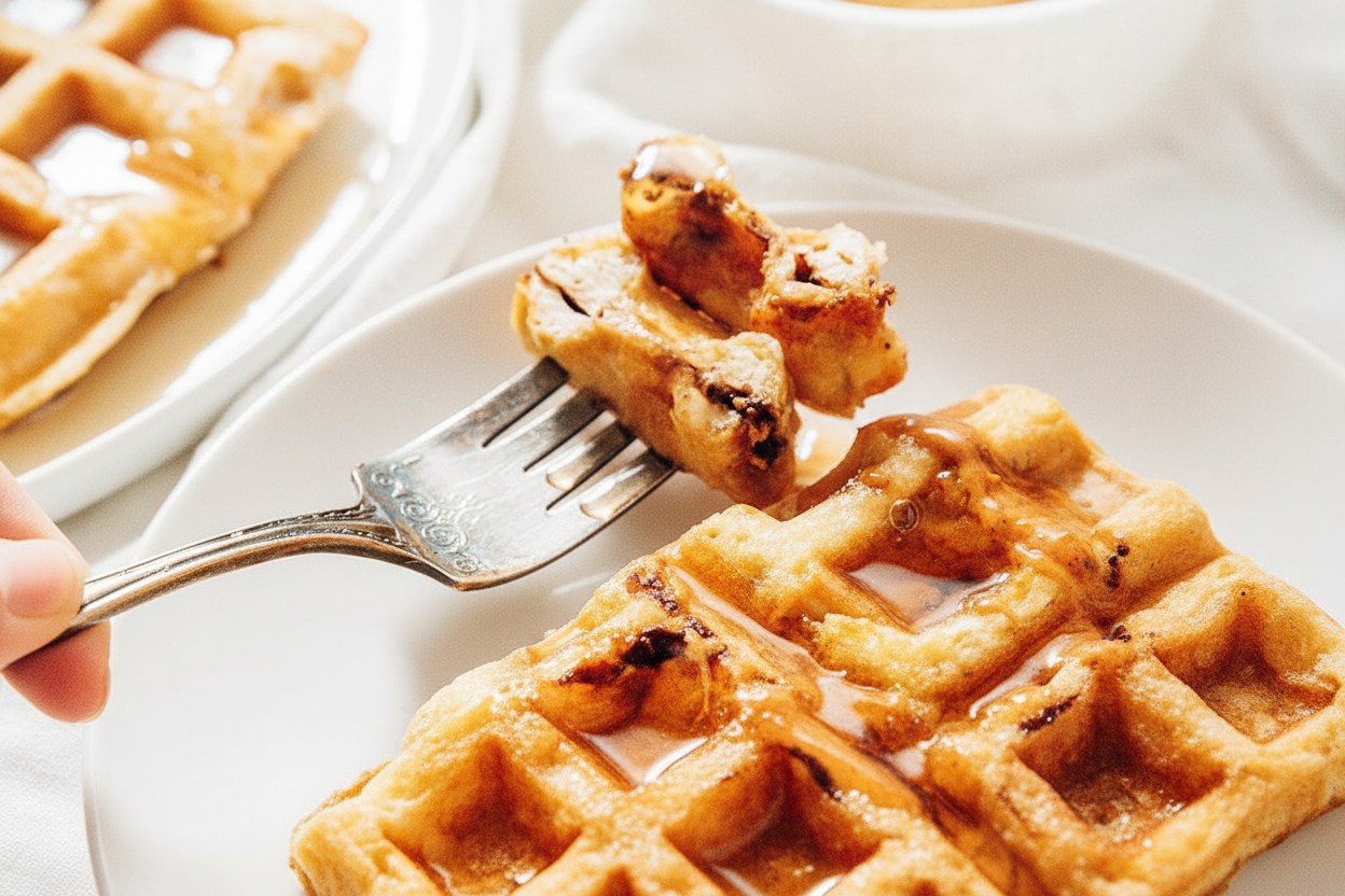 High Protein Tofu Waffles Tofaffles Recipe