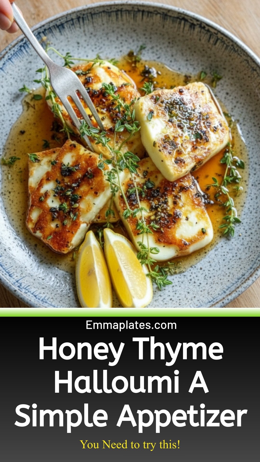 Halloumi with Honey and Thyme