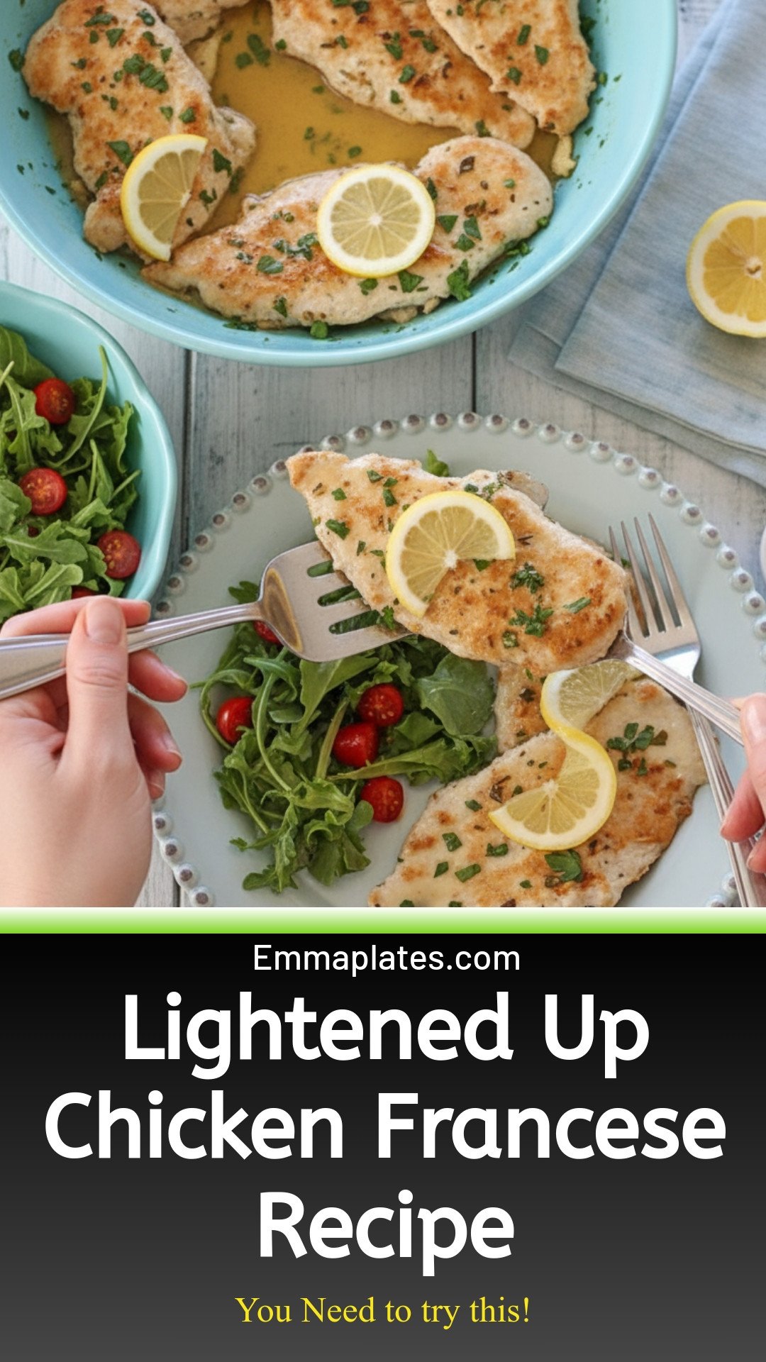 Chicken Francese - Lightened Up