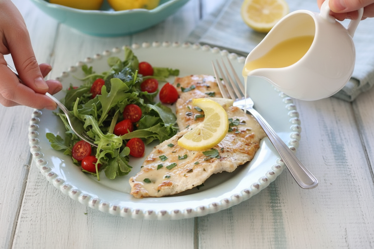 Lightened Up Chicken Francese Recipe