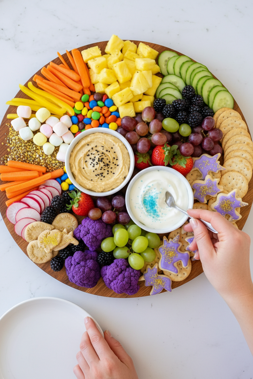 Magical Unicorn Rainbow Snack