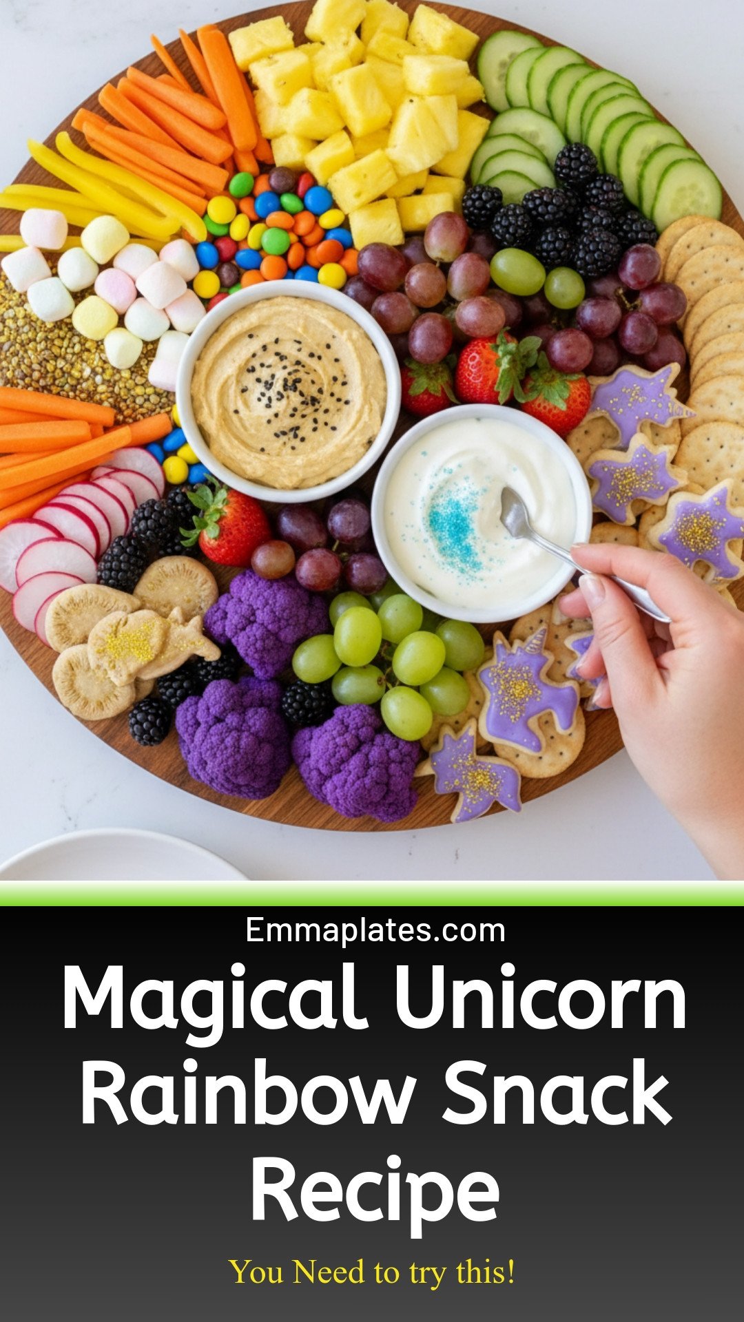 Magical Unicorn Rainbow Snack