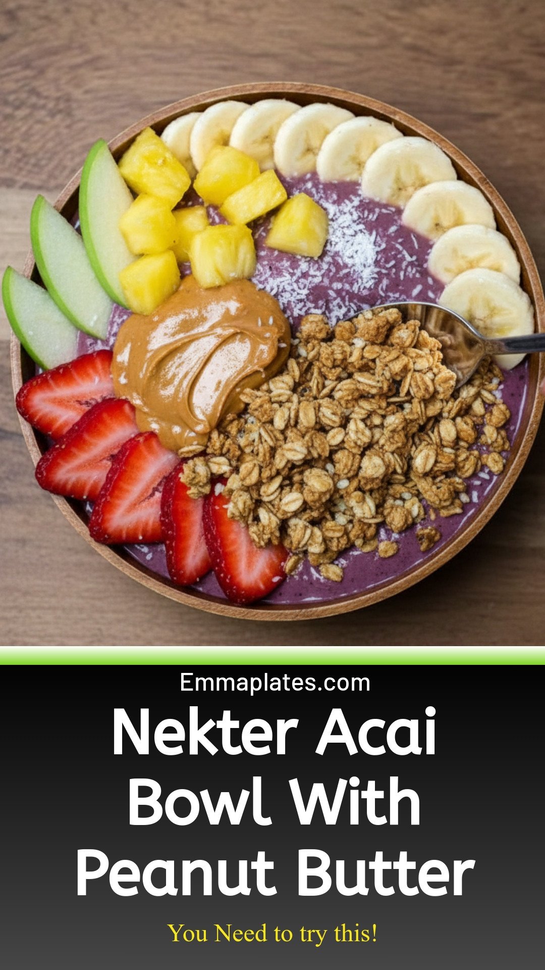 Nekter Acai Peanut Butter Bowl