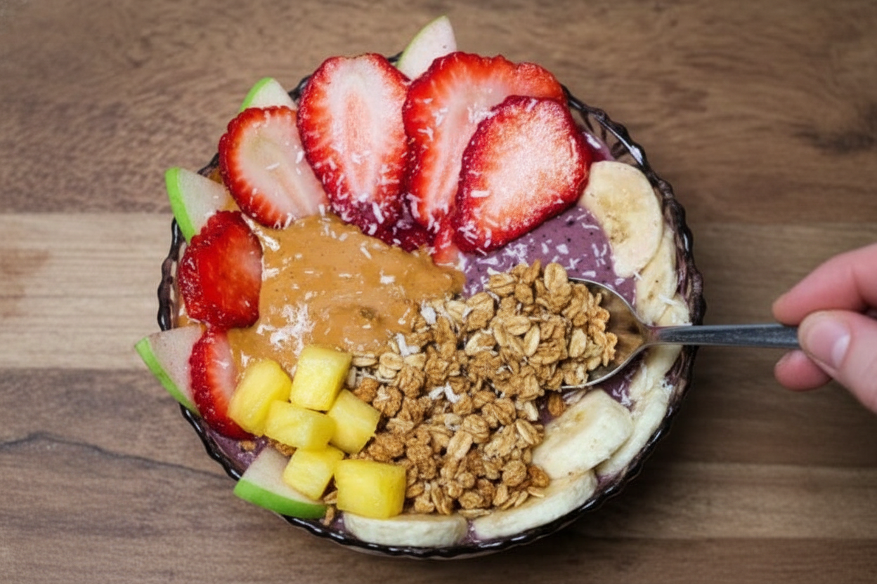Nekter Acai Bowl With Peanut Butter