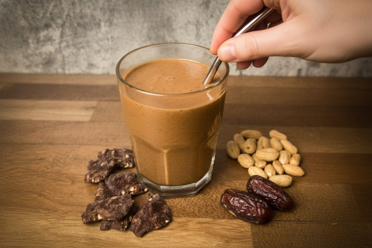 Peanut Butter Cup Tropical Smoothie Recipe
