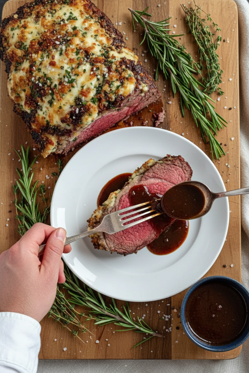 Perfect Prime Rib Recipe with Easy Garlic Herb Crust