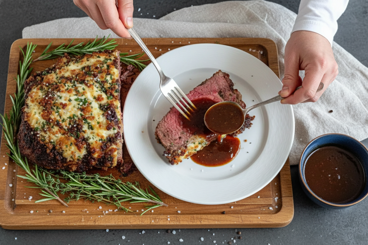 Perfect Prime Rib with Easy Garlic Herb Crust