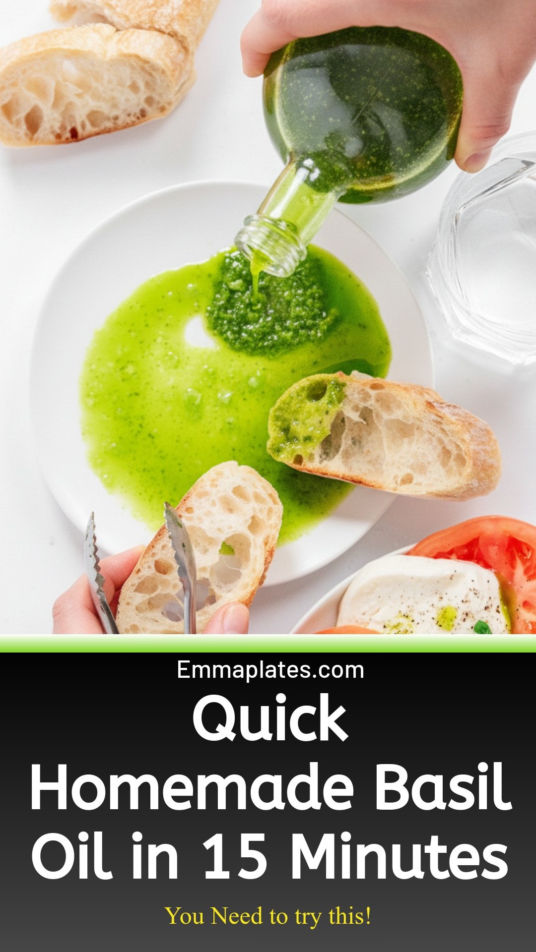 Homemade Basil Oil (In 15 Minutes)