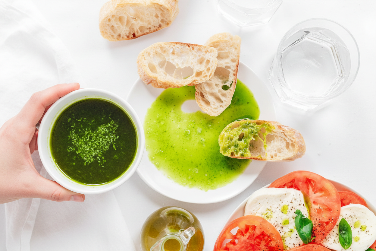 Quick Homemade Basil Oil in 15 Minutes