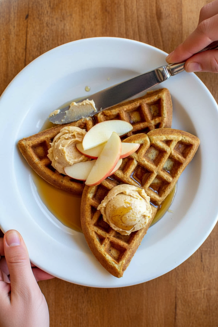 Roasted Squash Waffles with Spiced Squash Butter