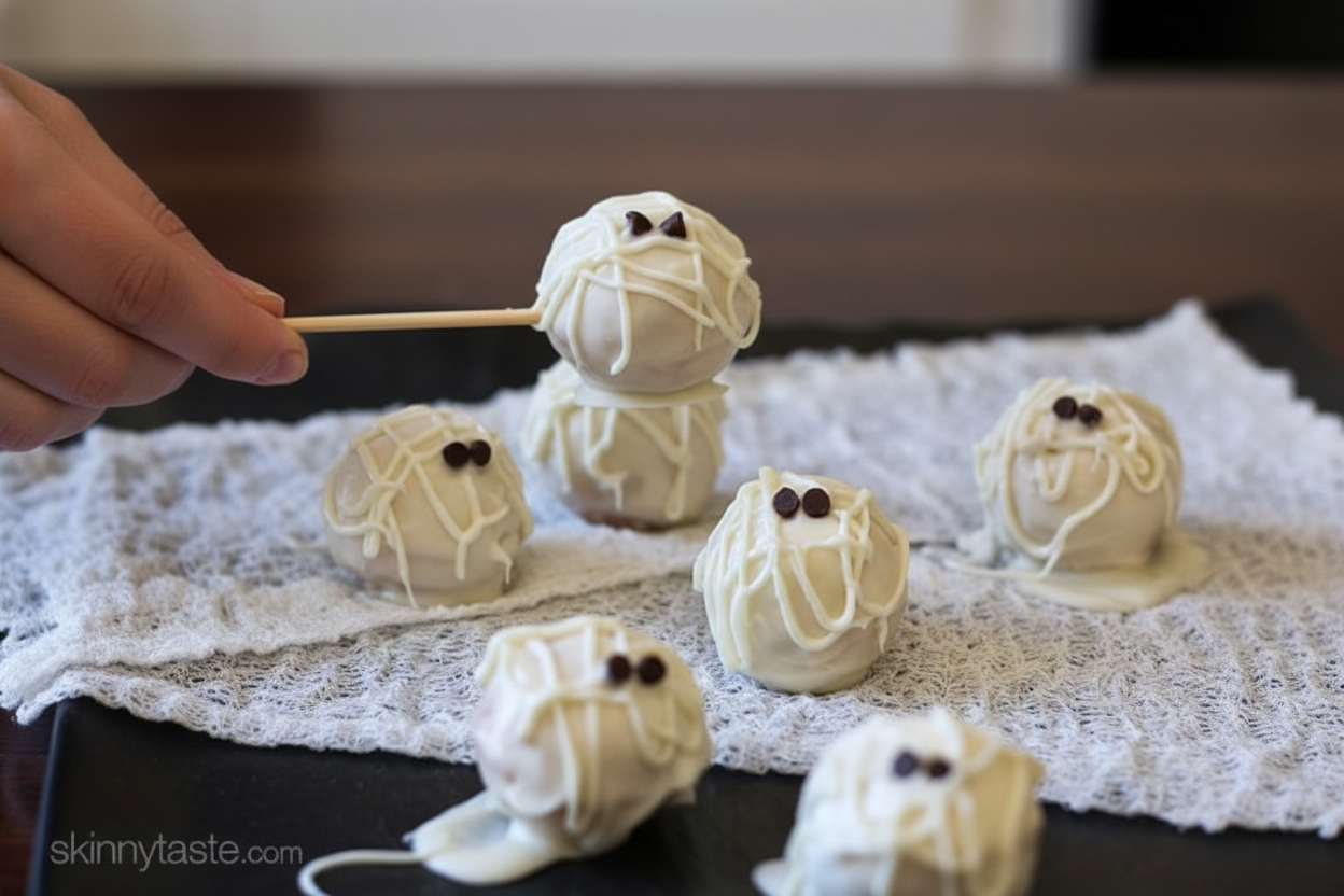 Skinny Mummy Cake Balls Recipe
