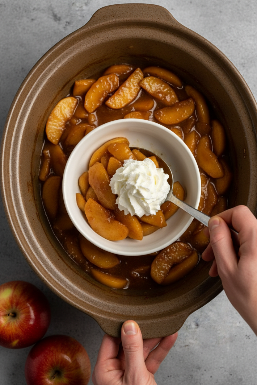 Cracker Barrel Fried Apples {Slow Cooker}