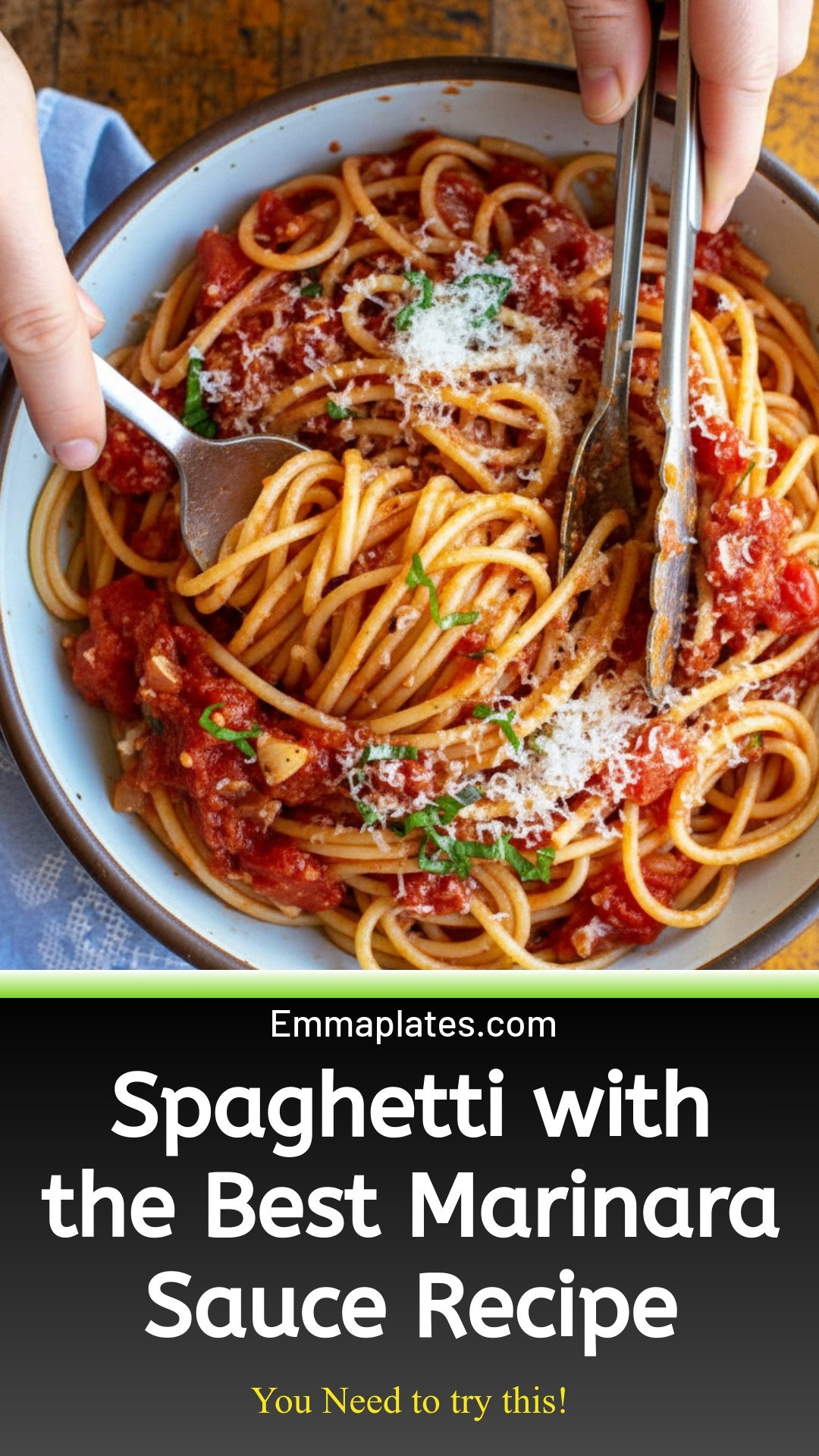 Spaghetti with The Best Marinara Sauce
