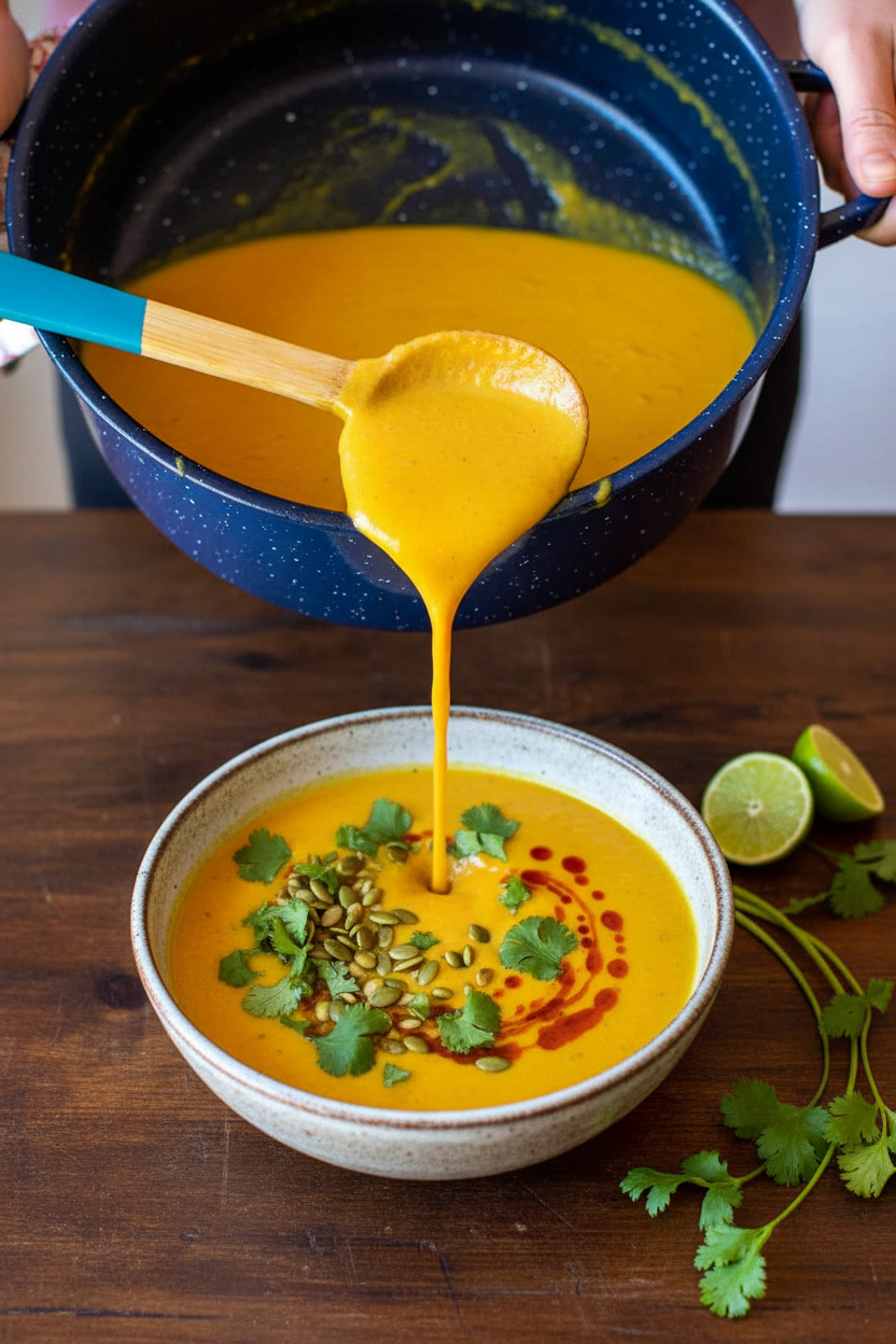 Thai-Inspired Butternut Squash and Carrot Soup Recipe