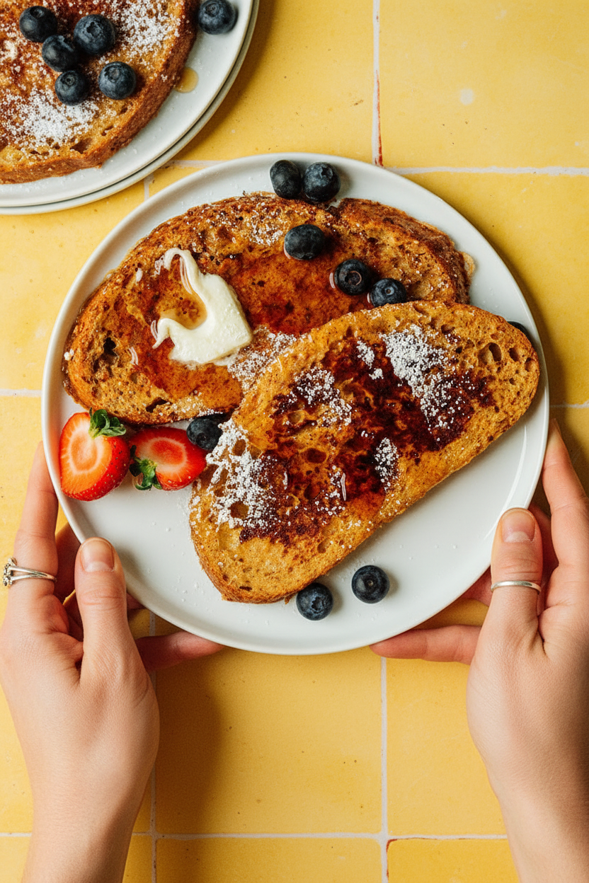 Easy Eggless French Toast (Vegan!)