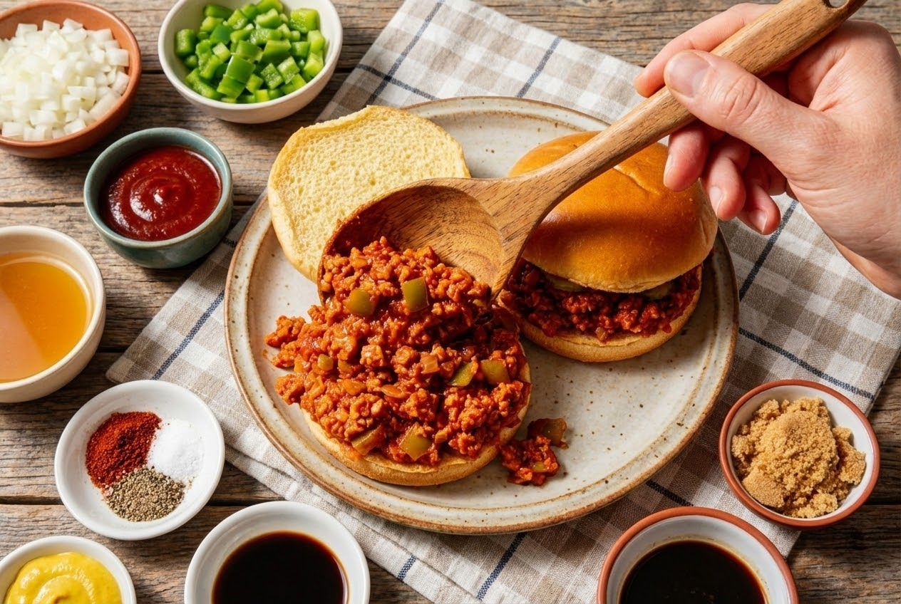 "Better Than Manwich" Vegan Sloppy Joes: Vegan Sloppy Joes Better Than Manwich