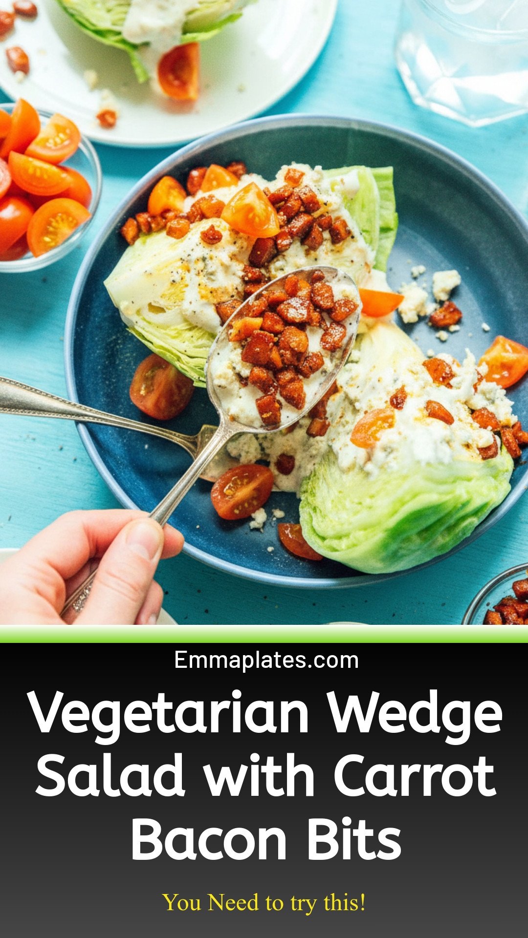 Vegetarian Wedge Salad (with Carrot 